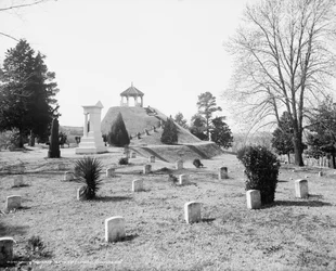 Indianenheuvel, Nationale Militaire Begraafplaats, Vicksburg, Mississippi, circa 1906